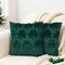 St Patricks Day Pillow Covers 18x18 Set of 2, Green Shamrock Plush Pillow Cases for Living Room Sofa Cushion Outdoor Indoor Holiday Home Decor